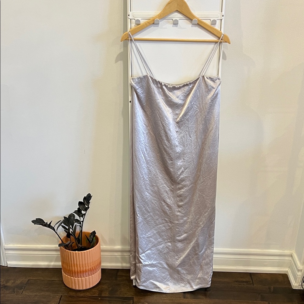 Max Mara Gray Aerosi Midi Dress